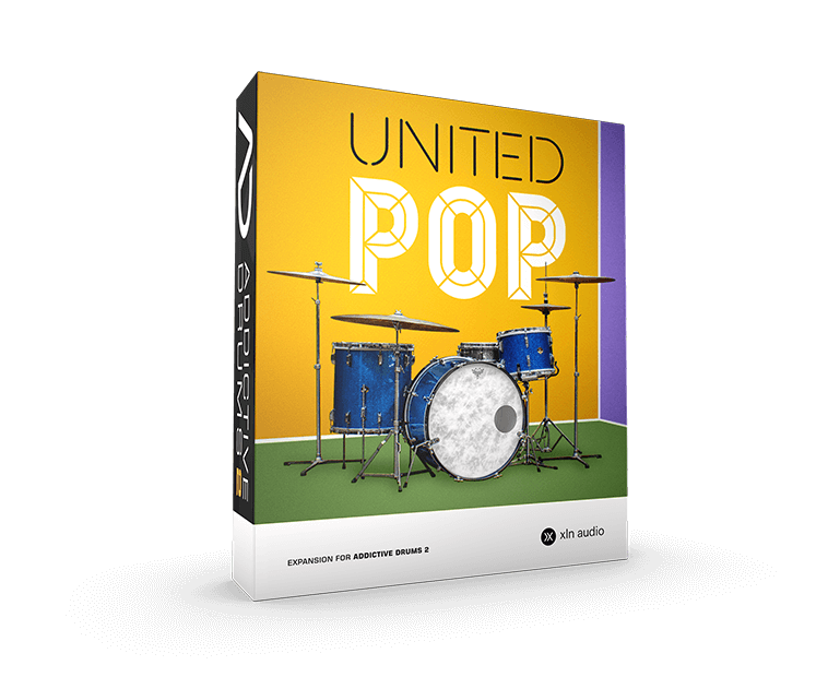 XLN Audio Addictive Drums 2 |  United Pop (AD2+AdPak)